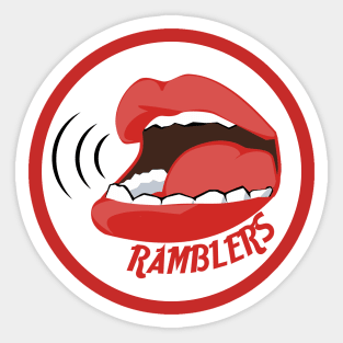 Ramblers Team Logo Sticker